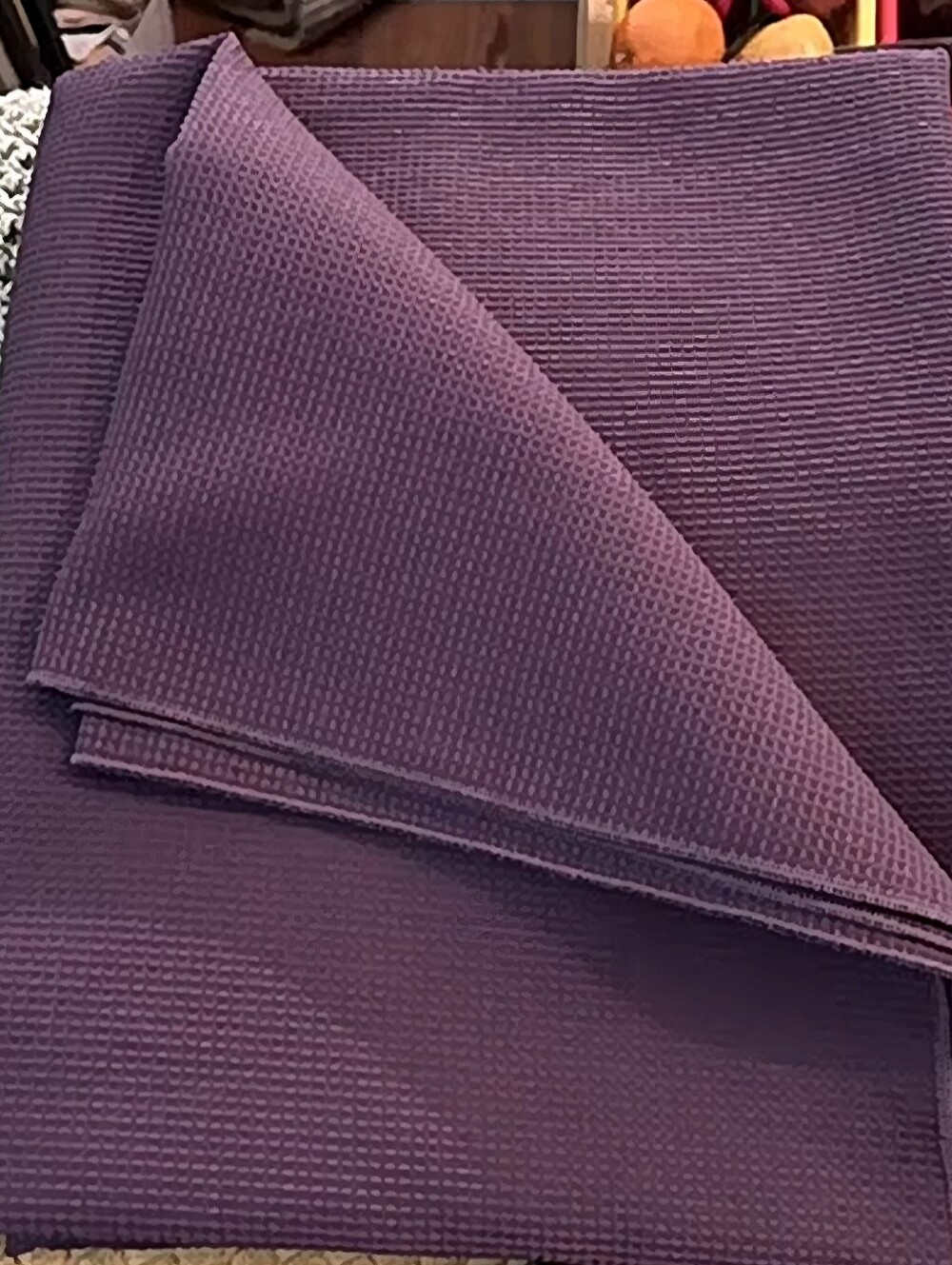 102x60 Purple lightweight bedspread or use for sofa cover or ??